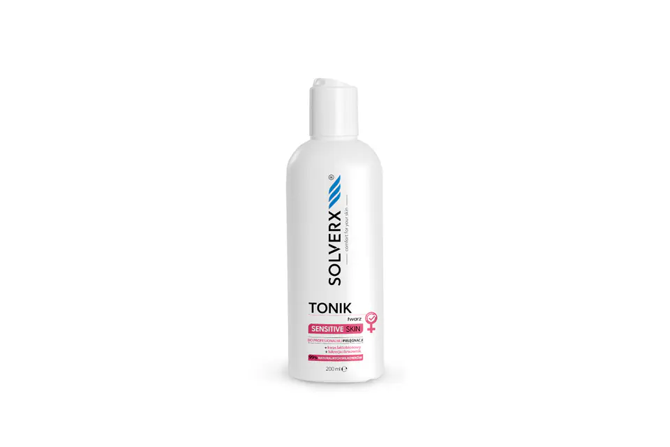 ⁨SOLVERX Sensitive SKIN Face Tonic for Women 200ml⁩ at Wasserman.eu