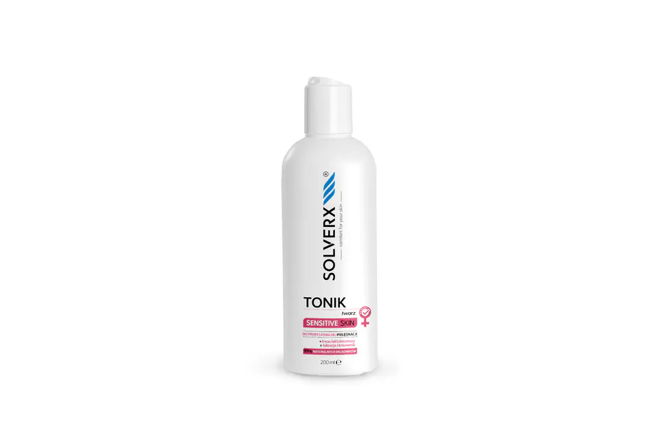 ⁨SOLVERX Tonik do twarzy SENSITIVE SKIN dla kobiet 200ml⁩ w sklepie Wasserman.eu