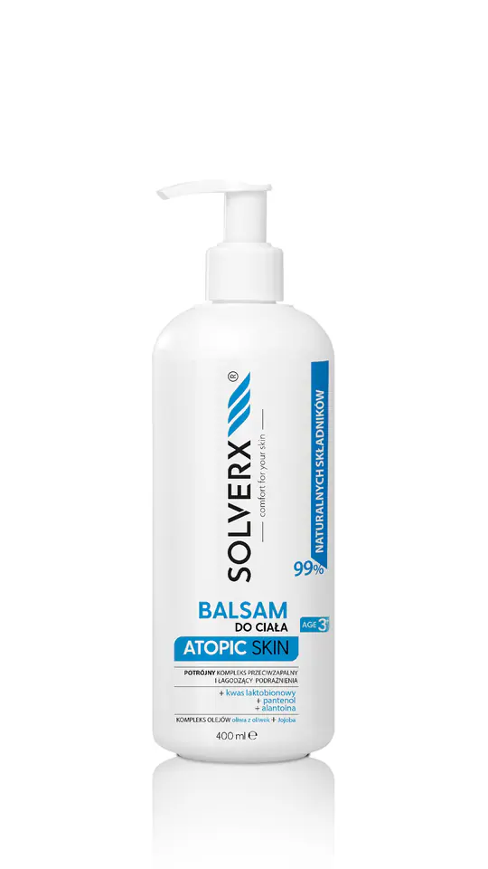 ⁨SOLVERX Body Lotion ATOPIC SKIN 400ml⁩ at Wasserman.eu