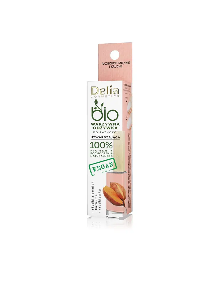 ⁨Delia Cosmetics Bio Vegetable Nail Hardening Conditioner - Sweet Potato 11ml⁩ at Wasserman.eu