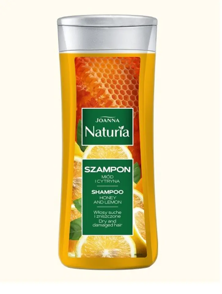 ⁨JOANNA Naturia Szampon do włosów suchych i zniszczonych - Miód i cytryna 200 ml⁩ w sklepie Wasserman.eu