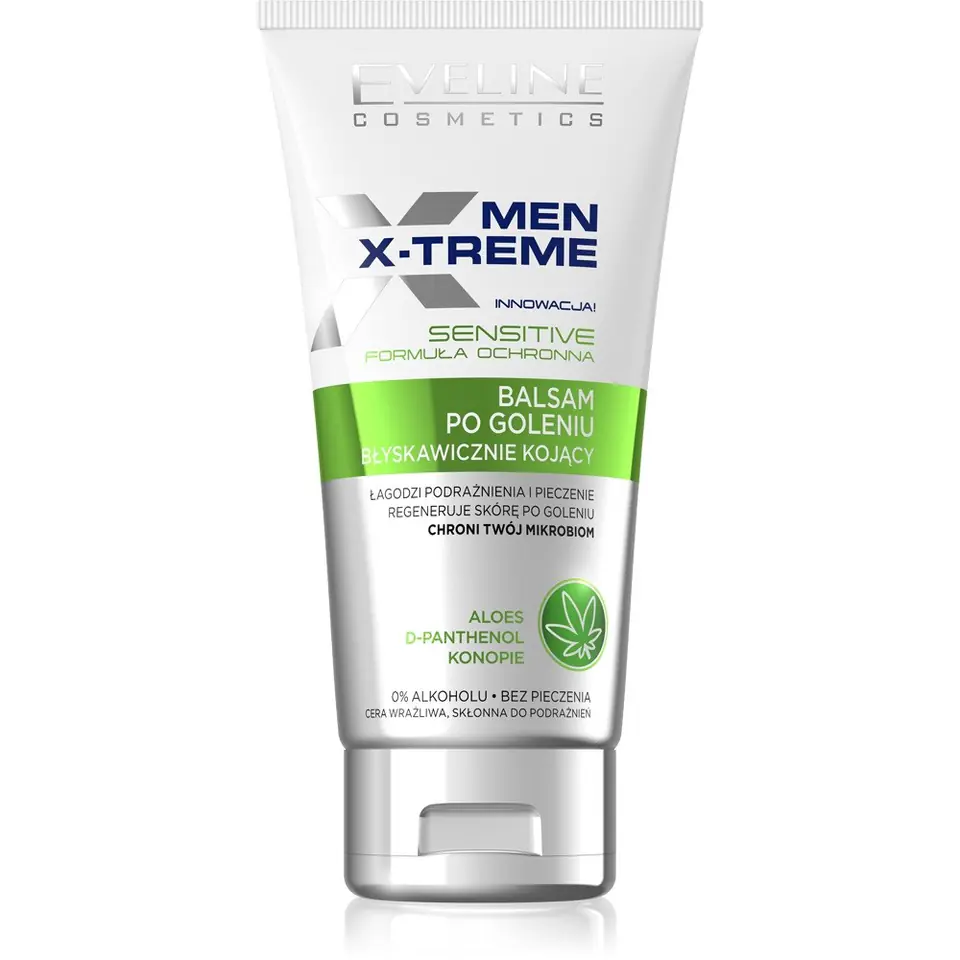 ⁨Eveline Men X-Treme Sensitive Balsam po goleniu błyskawicznie kojący 150ml⁩ w sklepie Wasserman.eu