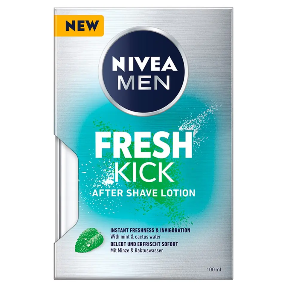 ⁨Nivea*MEN Woda podgoleniu FRESH KICK 81380⁩ w sklepie Wasserman.eu