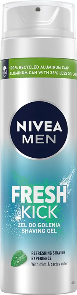 ⁨Nivea*MEN Żel do golenia FRESH KICK 81730⁩ w sklepie Wasserman.eu