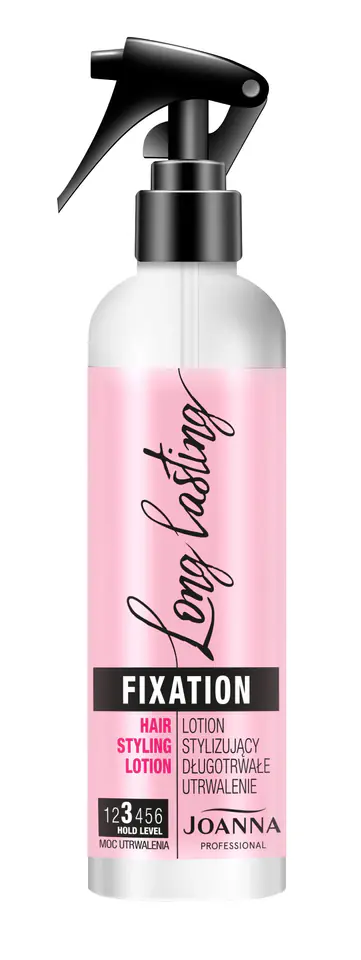 ⁨Joanna Professsional Long Lasting Fixation Lotion for hair styling strong 300ml⁩ at Wasserman.eu