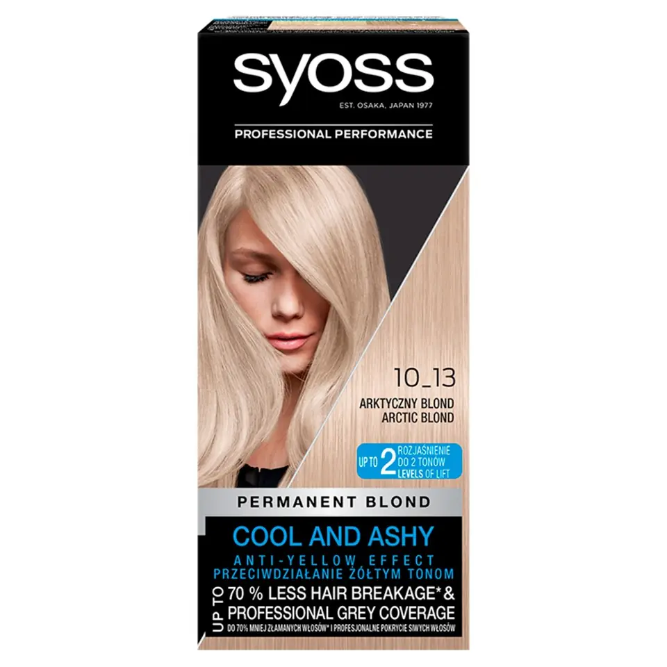 ⁨Schwarzkopf Syoss Hair dye Arctic blonde No. 10-13 1op.⁩ at Wasserman.eu