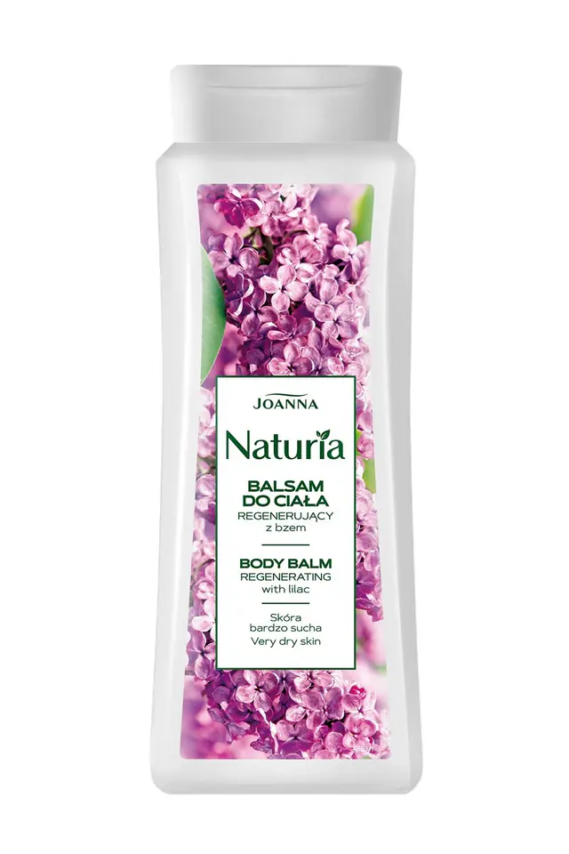 ⁨Joanna Naturia Regenerating Body Lotion with Lilac for very dry skin 500ml⁩ at Wasserman.eu