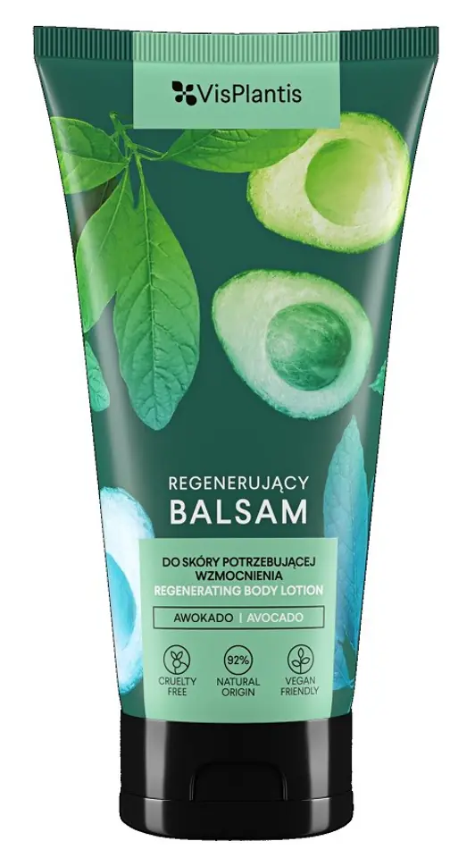 ⁨Vis Plantis Regenerating Body Lotion for Skin in Need of Strengthening - Avocado 200ml⁩ at Wasserman.eu