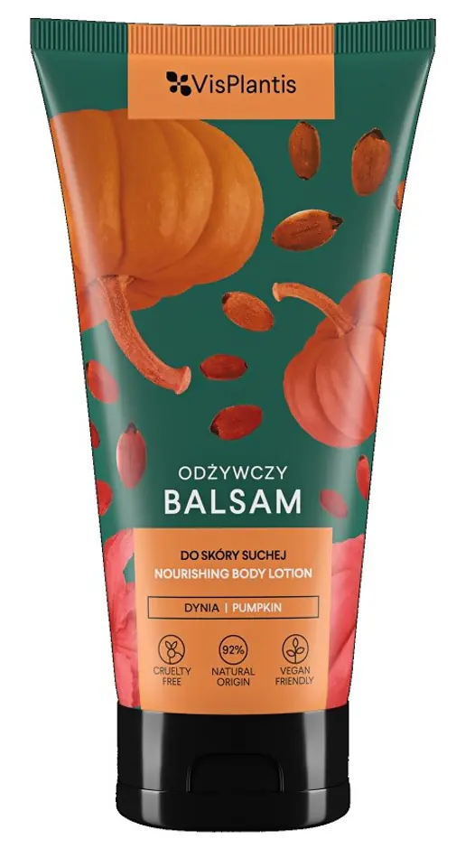 ⁨Vis Plantis Balsam do ciała odżywczy do skóry suchej - Dynia 200ml⁩ w sklepie Wasserman.eu