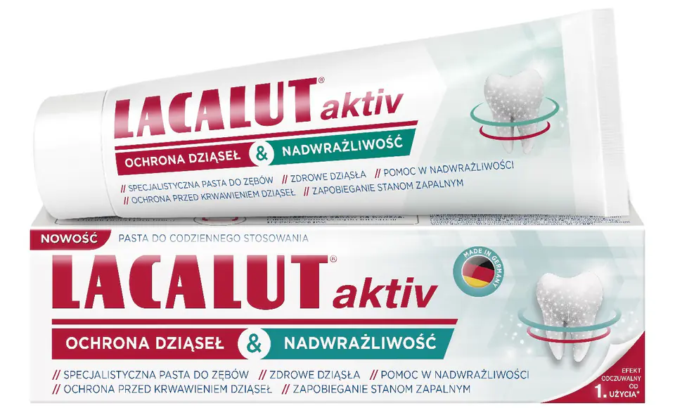 ⁨Lacalut Toothpaste Activ&Sensitive⁩ at Wasserman.eu