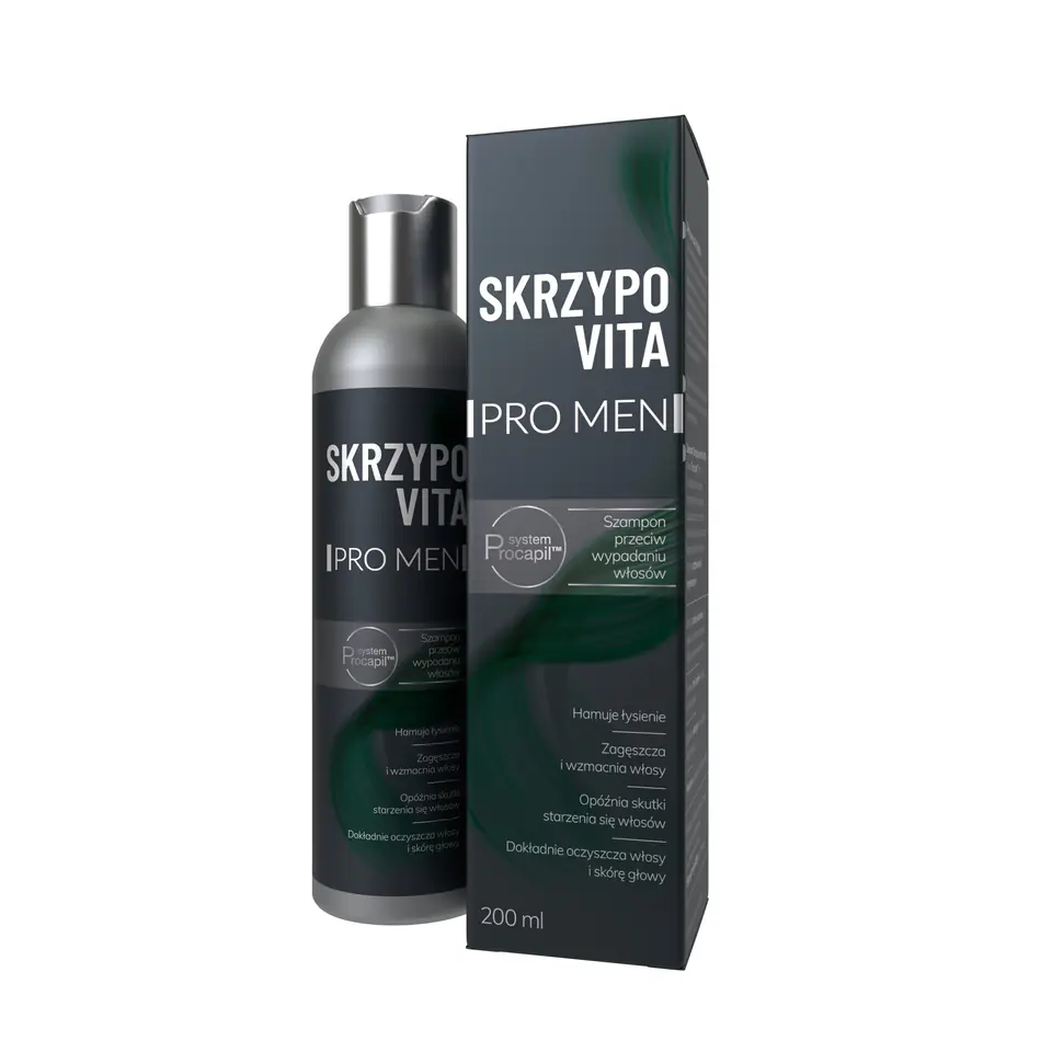 ⁨Skrzypovita PRO Men Szampon przeciw wypadaniu włosów  200ml⁩ w sklepie Wasserman.eu