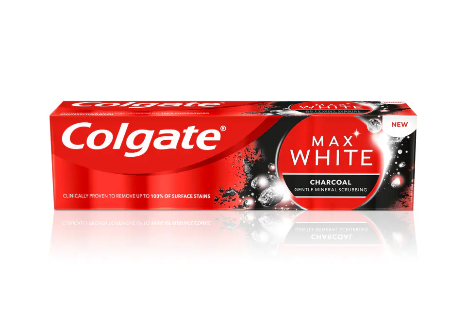 ⁨Colgate Max White Charcoal Toothpaste 75 ml⁩ at Wasserman.eu