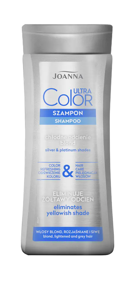 ⁨Joanna Ultra Color System Szampon do włosów blond rozjaśnionych i siwych 200ml⁩ w sklepie Wasserman.eu