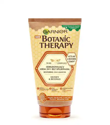 ⁨Garnier Botanic Therapy Honey & Beeswax Hair Cream 3in1 - without rinse 150ml⁩ at Wasserman.eu