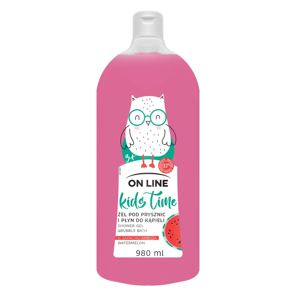 ⁨On Line Kids Time Shower Gel 2in1 Watermelon⁩ at Wasserman.eu