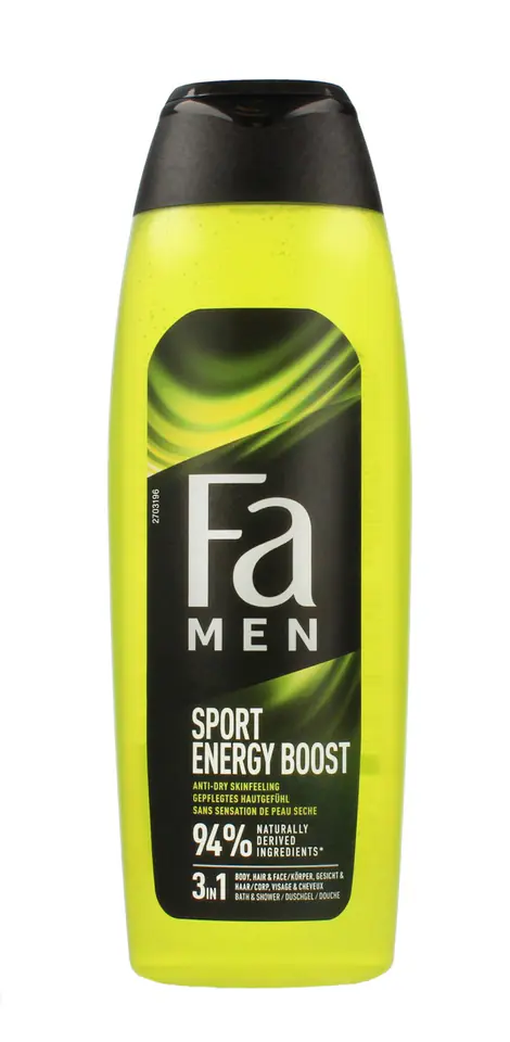 ⁨Fa Men Energy Boost Żel Pod Prysznic 750ml⁩ w sklepie Wasserman.eu