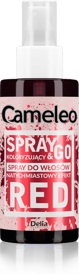 ⁨DELIA*CAMELEO Spray&Go CZERWIEŃ spray kolor.150ml⁩ w sklepie Wasserman.eu