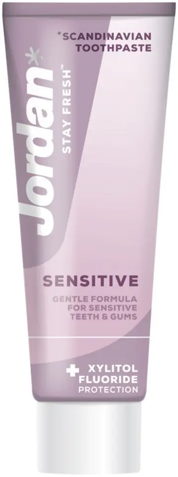 ⁨Jordan Stay Fresh Pasta do zębów Sensitive 75ml - tubka⁩ w sklepie Wasserman.eu