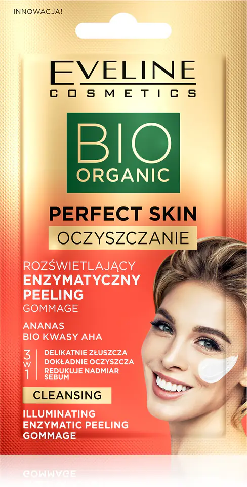 ⁨Eveline Perfect Skin Peeling Enzymatyczny Rozświetlający⁩ w sklepie Wasserman.eu