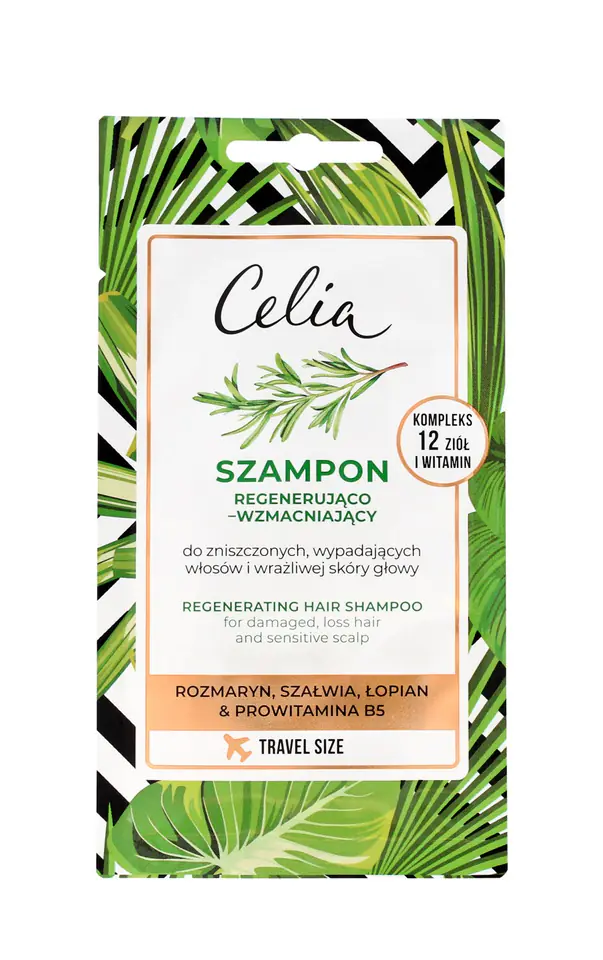 ⁨Celia Hair regenerating and strengthening shampoo 10ml - sachet⁩ at Wasserman.eu