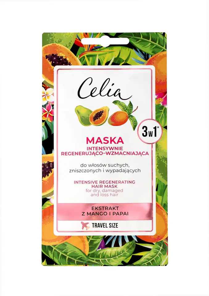 ⁨Celia Maska do włosów regenerująco - wzmacniająca 3w1 10ml⁩ w sklepie Wasserman.eu