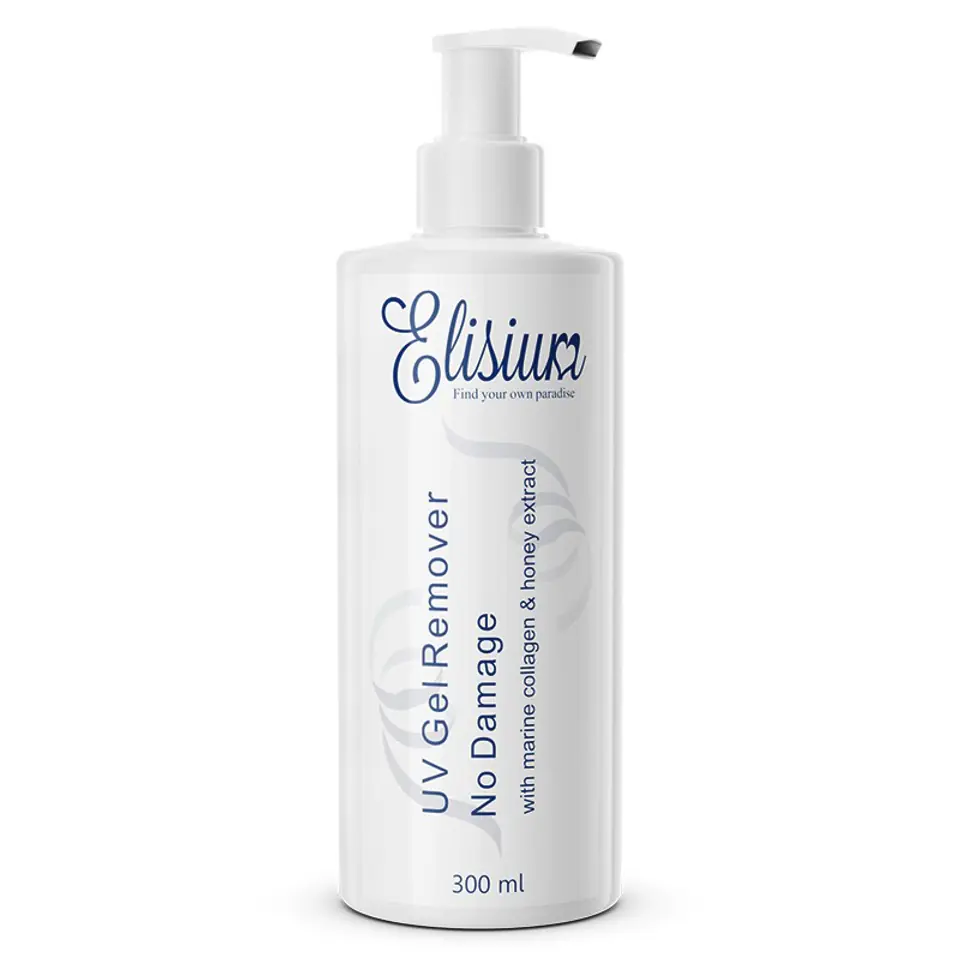 ⁨ELISIUM UV Gel Remover Płyn do usuwania lakierów światłoutwardzalnych 300ml⁩ w sklepie Wasserman.eu