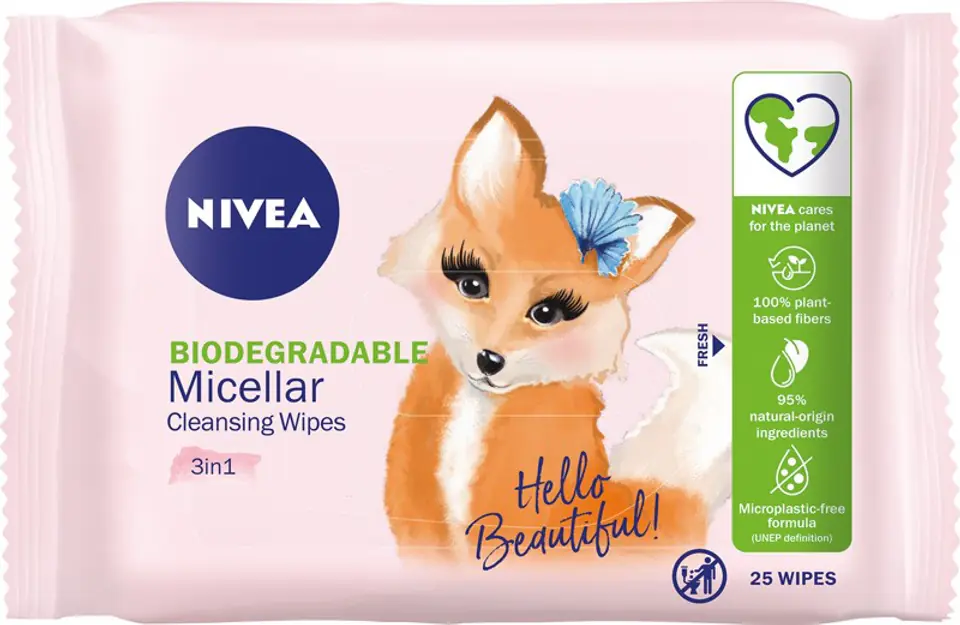 ⁨Nivea Chusteczki micelarne Biodegradowalne⁩ w sklepie Wasserman.eu