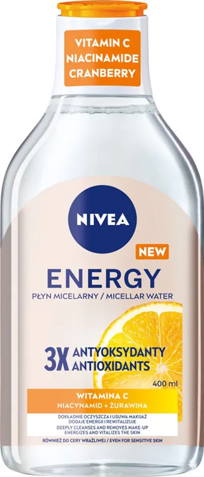 ⁨Nivea Płyn Micelarny Energy Vit C 400ml⁩ w sklepie Wasserman.eu