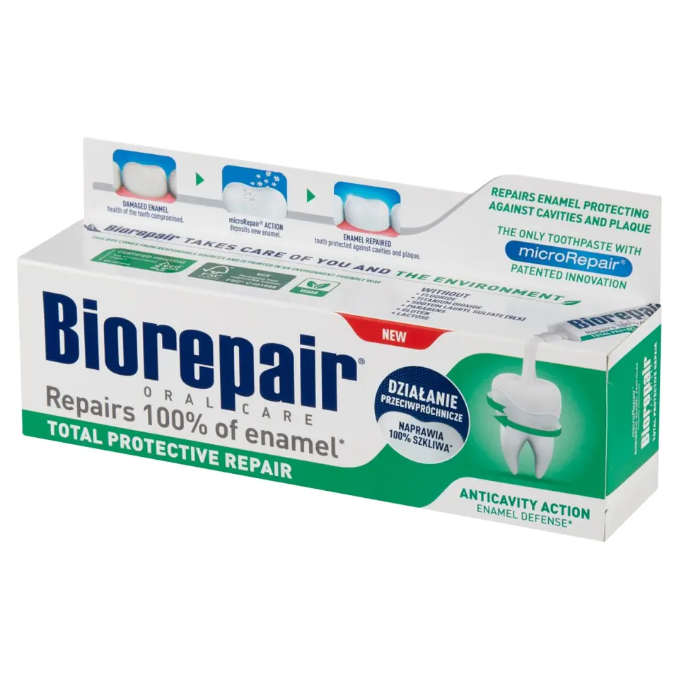 ⁨Biorepair Toothpaste Full Protection 75ml⁩ at Wasserman.eu