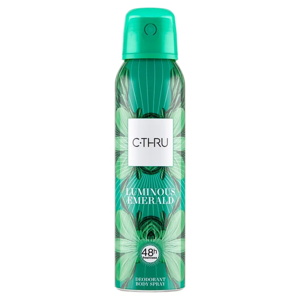 ⁨C-THRU Luminous Emerald Deodorant Spray 48H 150ml⁩ at Wasserman.eu