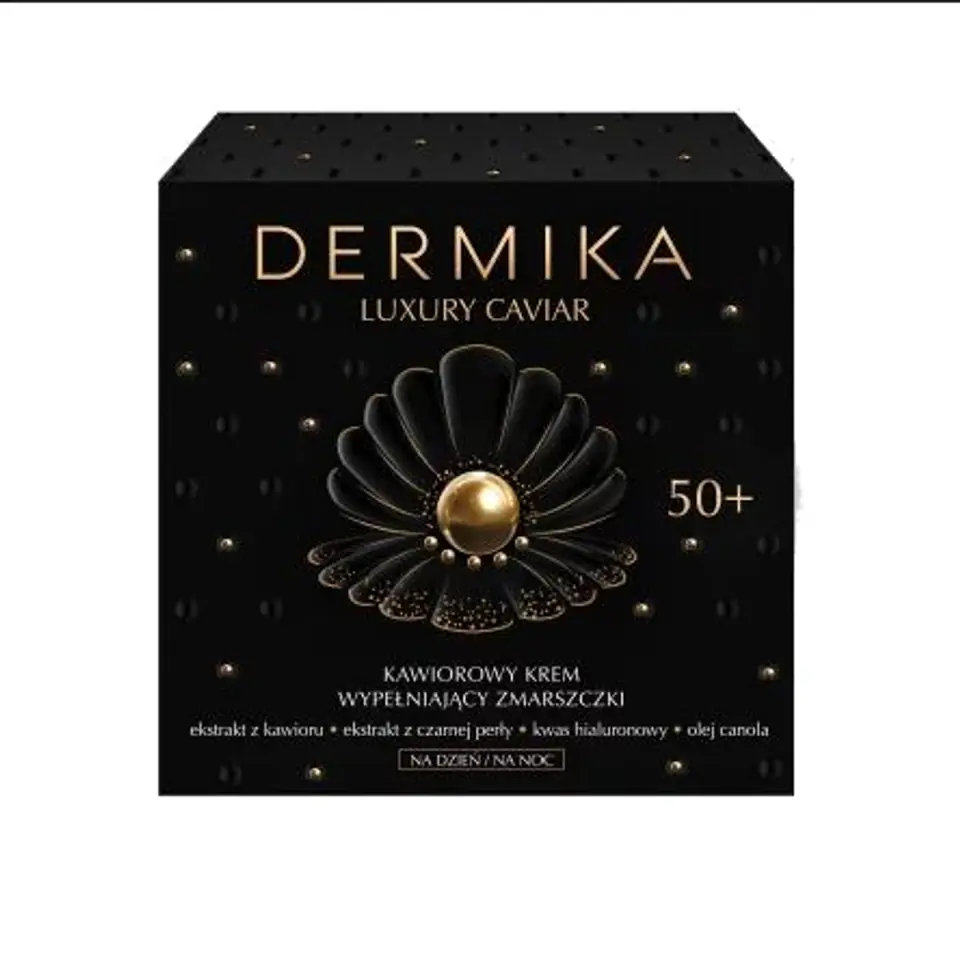 ⁨Dermika Luxury Caviar 50+ Caviar Wrinkle Filling Cream for Day and Night 50ml⁩ at Wasserman.eu