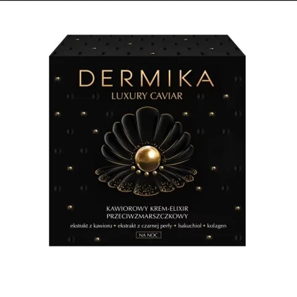 ⁨Dermika Luxury Caviar Caviar Anti-elixir Night Cream-elixir 50ml⁩ at Wasserman.eu