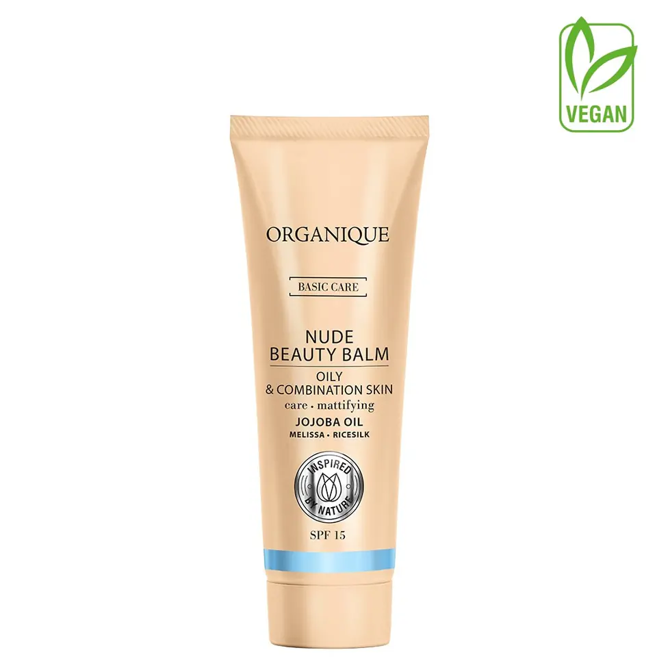 ⁨ORGANIQUE Nude Beauty Balm Krem upiększający dla skóry tłustej i mieszanej 30 ml⁩ w sklepie Wasserman.eu