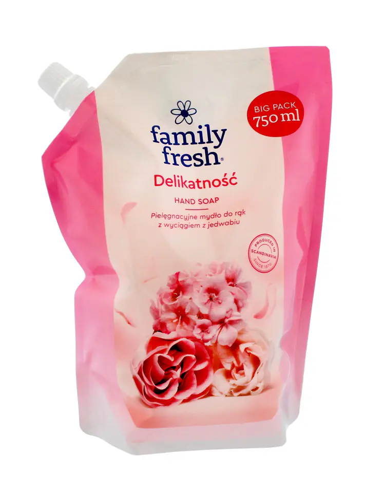 ⁨Family Fresh Mydło Delikatność -Zapas 750ml⁩ w sklepie Wasserman.eu