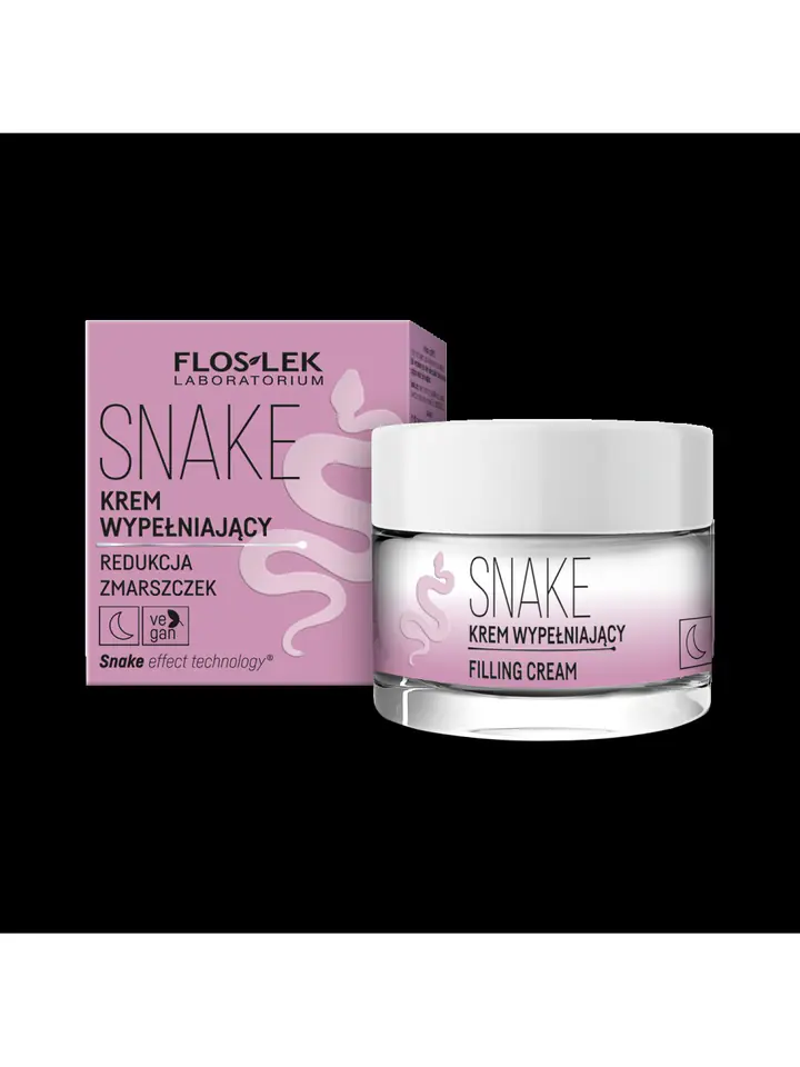 ⁨Floslek Snake Filling Cream Wrinkle Reduction for the Night⁩ at Wasserman.eu
