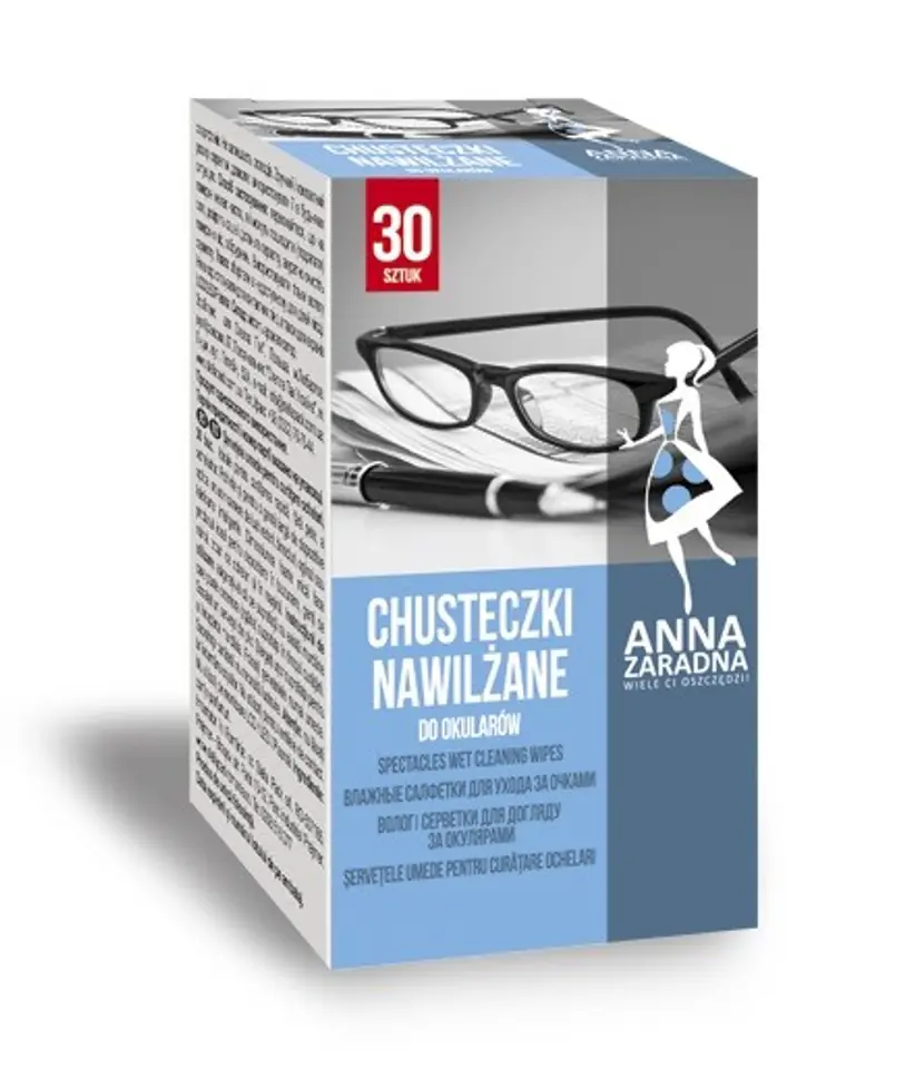 ⁨AZ-0503-MOISTURIZING GLASSES CLOTHS 30PCS⁩ at Wasserman.eu