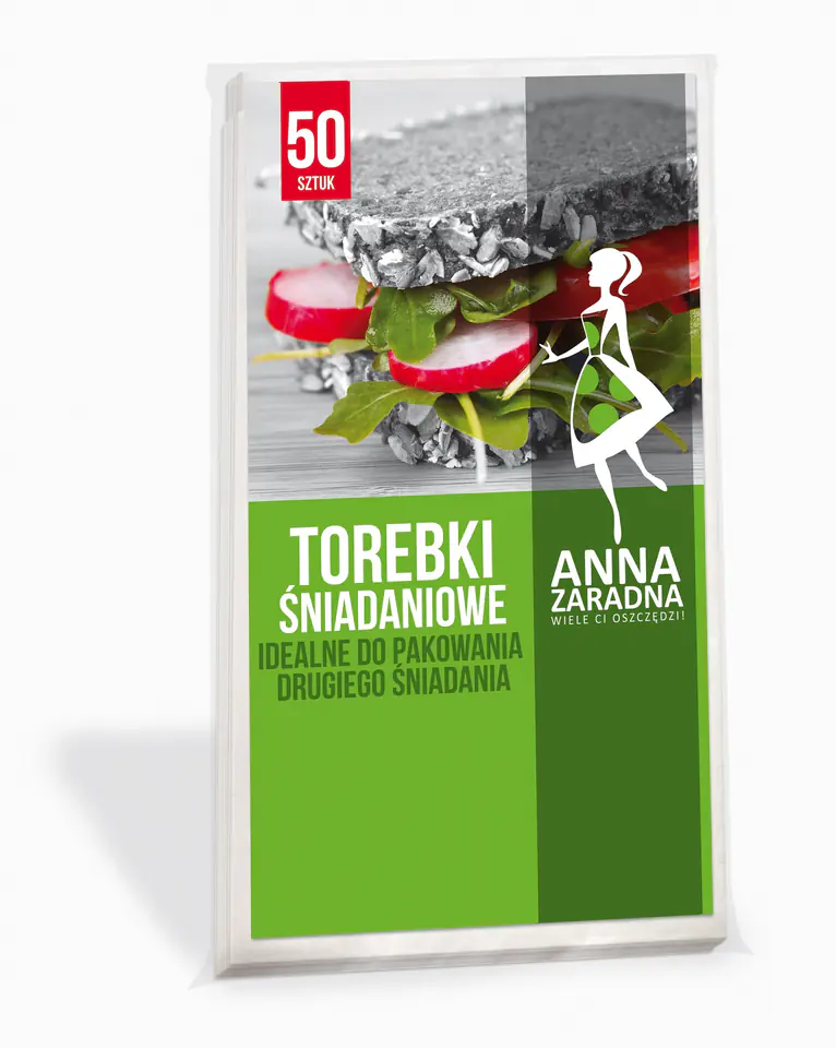 ⁨ANNA ZARADNA Torebki śniadaniowe 1op.-50szt⁩ w sklepie Wasserman.eu