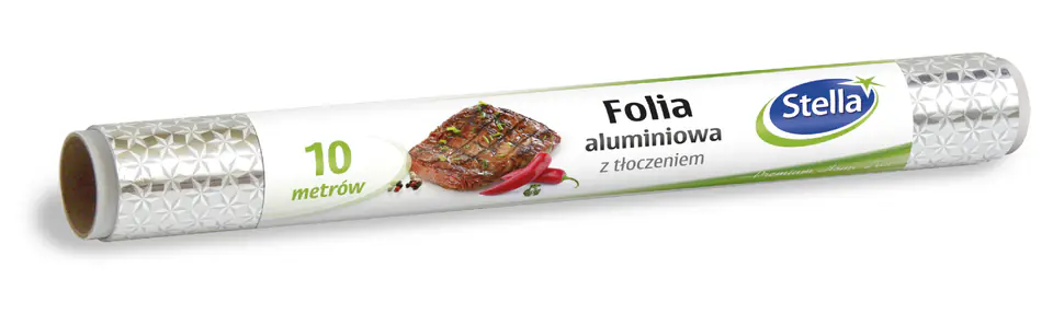 ⁨STELLA Folia aluminiowa z tłoczeniem - 10m 1szt⁩ w sklepie Wasserman.eu