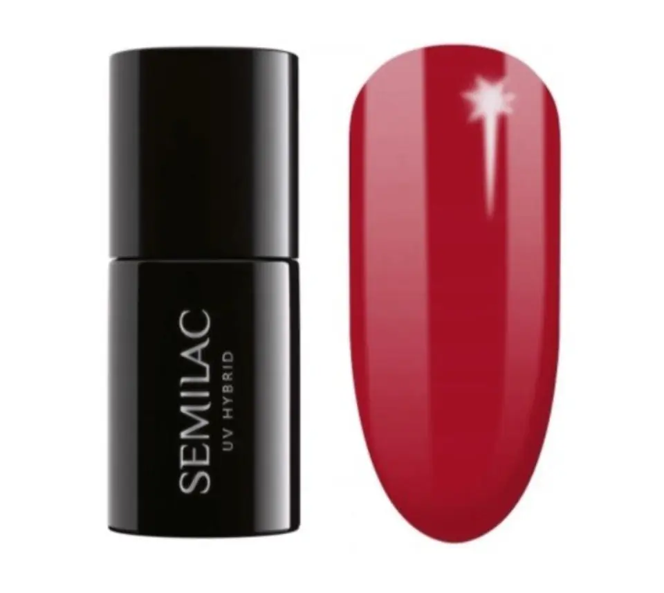 ⁨SEMILAC Hybrid polish 401 Raspberry Wine - 7 ml⁩ at Wasserman.eu