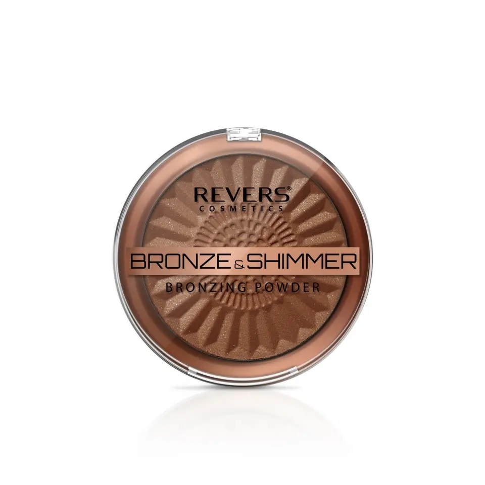 ⁨REVERS Puder brązująco - rozświetlający BRONZE & SHIMMER nr 1- 9 g⁩ w sklepie Wasserman.eu