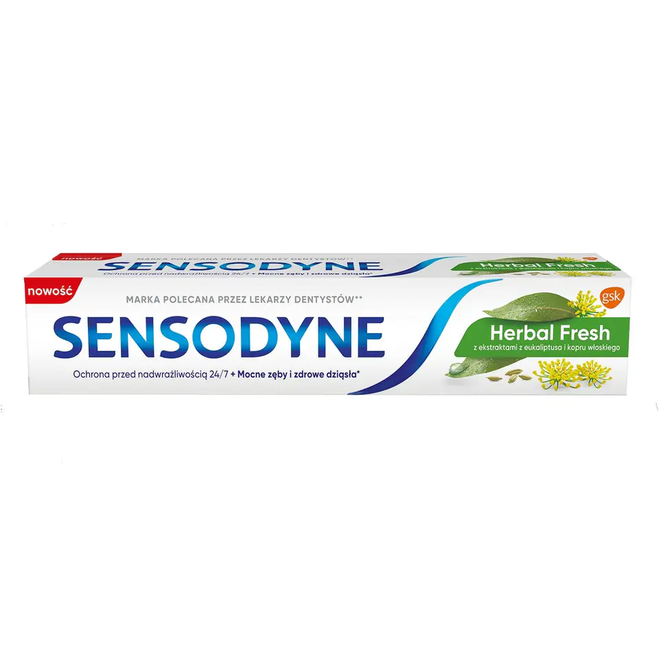 ⁨GSK Sensodyne Toothpaste Herbal Fresh 75ml⁩ at Wasserman.eu