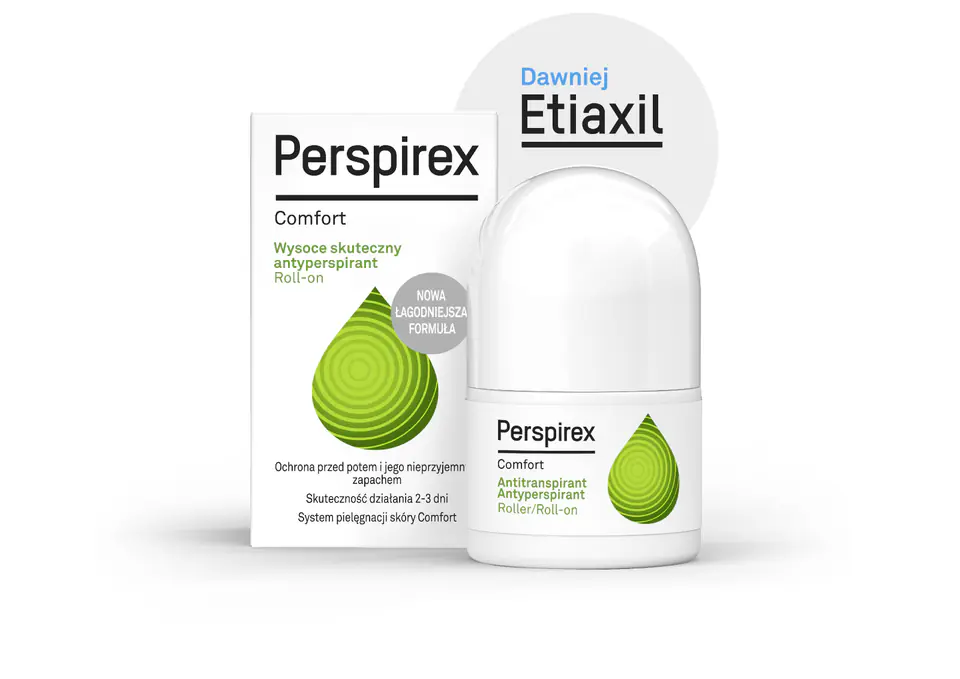 ⁨Perspirex Comfort Antiperspirant roll on delicate and sensitive skin 20ml⁩ at Wasserman.eu