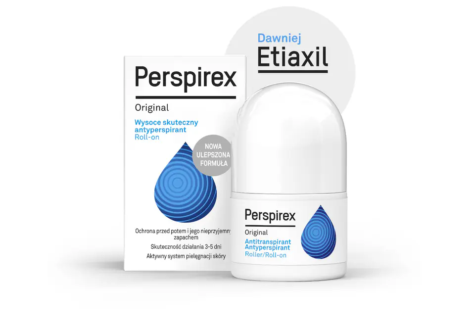 ⁨Perspirex Original Antiperspirant roll-on (3-5 days) - normal and delicate skin 20ml⁩ at Wasserman.eu