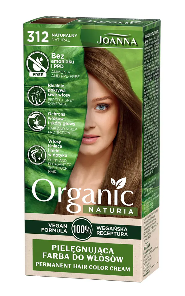 ⁨Joanna Naturia Vegan Caring Hair Dye No. 312 Natural 1op.⁩ at Wasserman.eu