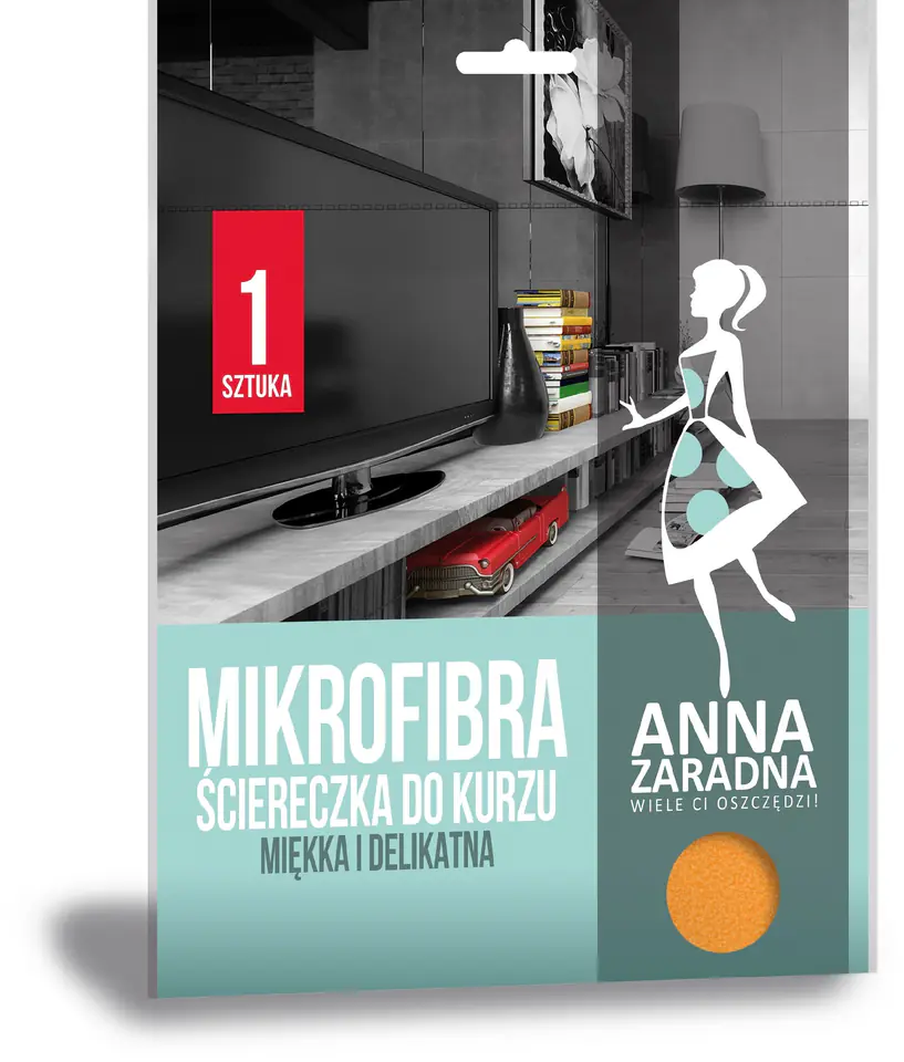 ⁨ANNA ZARADNA SCIERKI MIKROFIBRA DO KURZU⁩ w sklepie Wasserman.eu