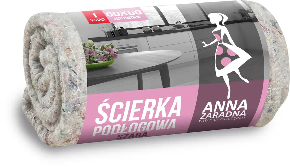 ⁨ANNA ZARADNA SCIRKA PODLOGOWA SZARA 60X60CM⁩ w sklepie Wasserman.eu