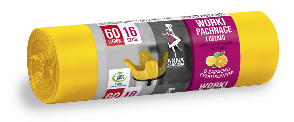 ⁨ANNA ZARADNA WORKI Z USZAMI CYTRUS 60L A`16⁩ w sklepie Wasserman.eu