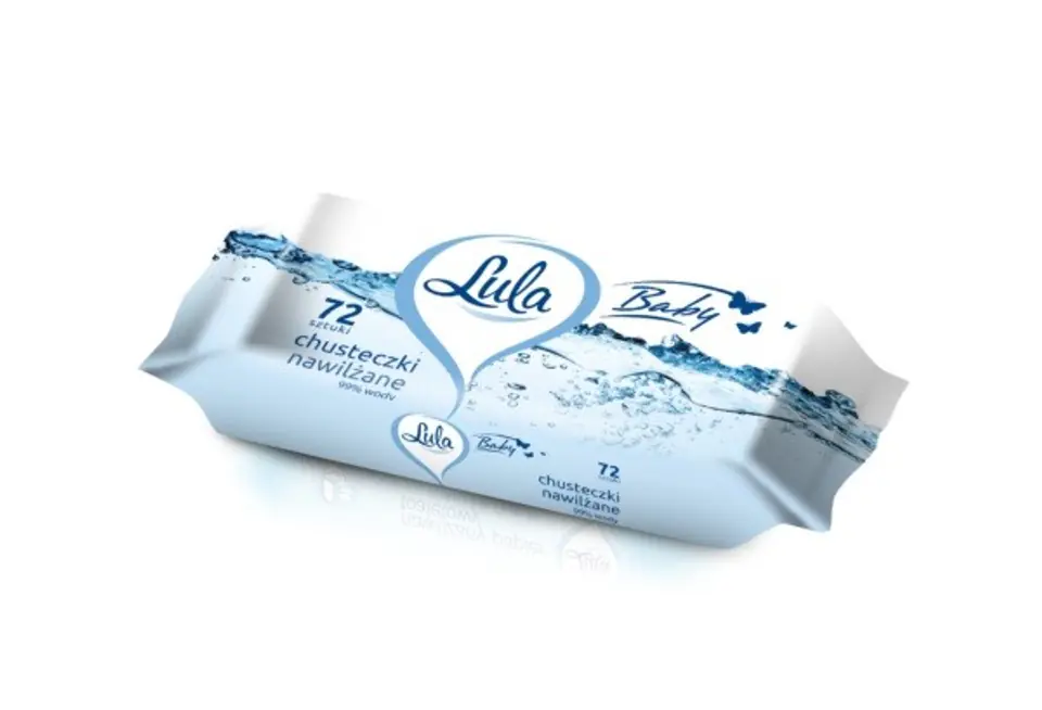 ⁨LULA Baby Wet Wipes 99% Water, 1op. - 72pcs.⁩ at Wasserman.eu