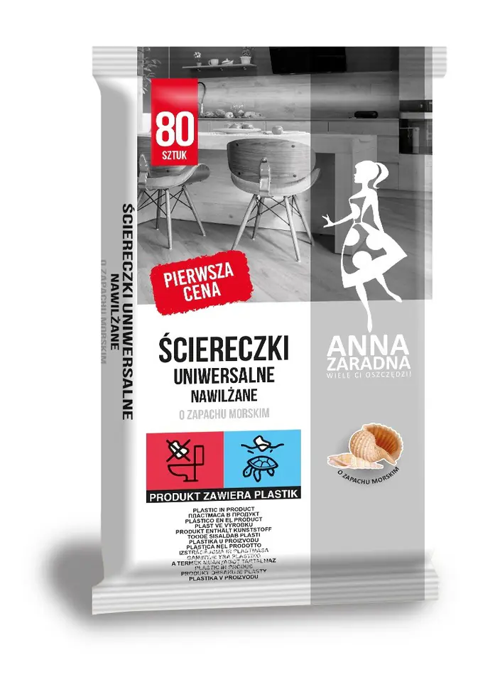 ⁨FIXI SCIERECZKI NAWILZANE A`80 UNIWERSALNE MORSKIE⁩ w sklepie Wasserman.eu