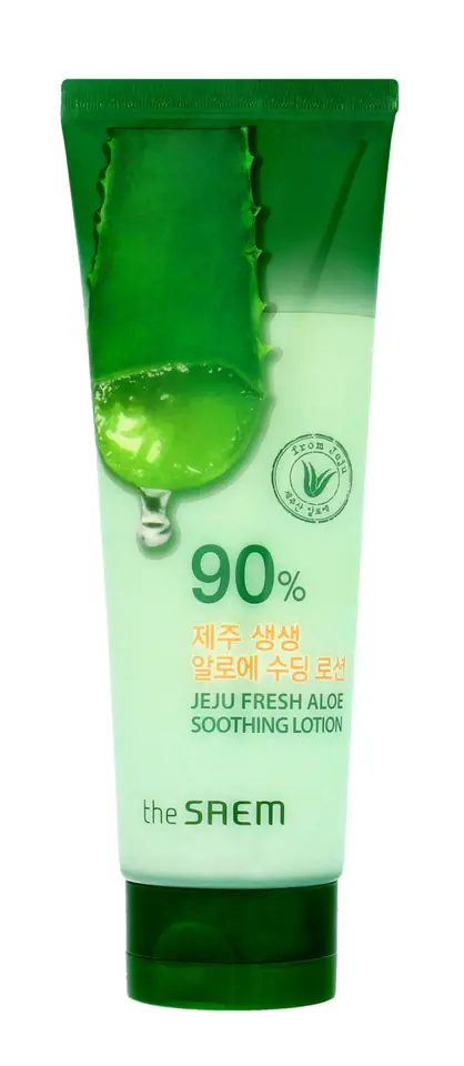 ⁨The SAEM Jeju Fresh Aloe 90% Kojący lotion do ciała 250ml⁩ w sklepie Wasserman.eu